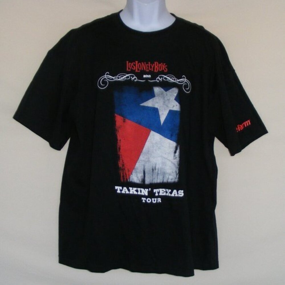 LOS LONELY BOYS Concert Tshirt, XL, Texas, 2010 SS